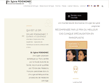 Tablet Screenshot of docteur-poignonec.com